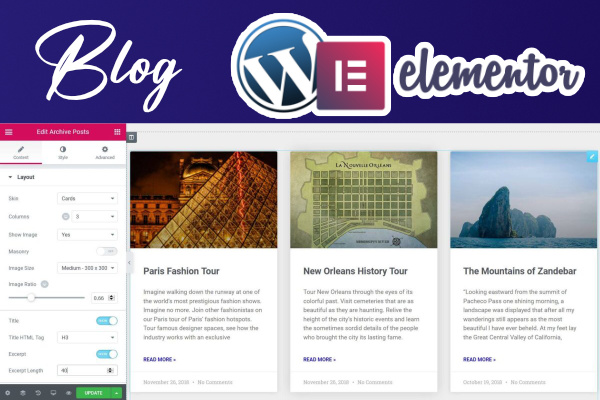 Blog Készítése Elementorral